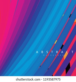 Colorful lines of abstract background