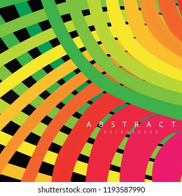Colorful lines of abstract background