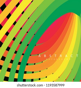 Colorful lines of abstract background