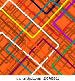 Colorful lines. Abstract background. Vector illustration. Eps 10