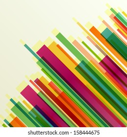Colorful lines abstract vector background concept template