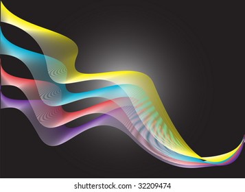 Colorful lines background