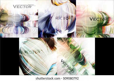 Colorful lines background, abstract vector illustration eps10