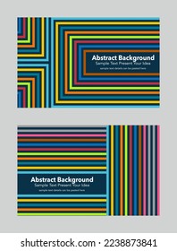 Fondo de las líneas coloridas, banner horizontal para fondo de fondo de fondo de fondo de fondo de pantalla etiquetas de sitios web, diseño de vector geométrico abstracto, plantillas de diseño, minimalista a la moda 