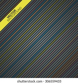 Colorful lines. Diagonal stripes vector background. 