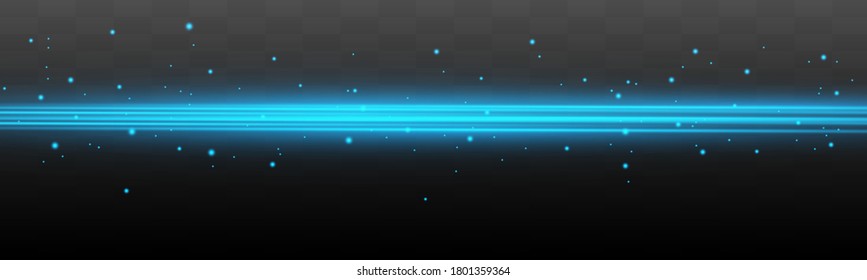 Colorful lines effect on galaxy background - illustration