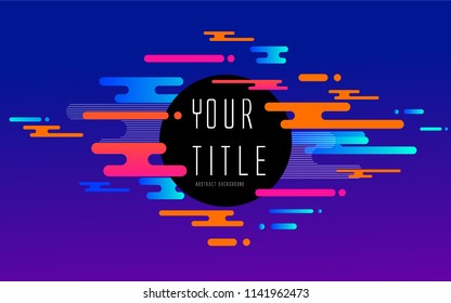 Colorful lines form an abstract background, vector illustrations.