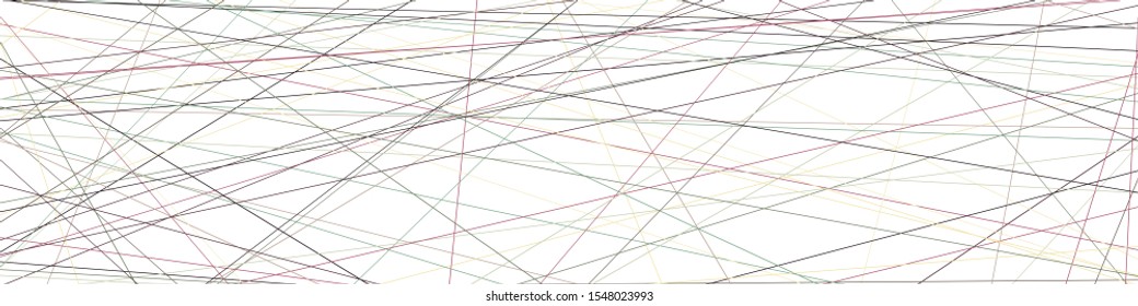 Colorful Lines Random Distribution Computational Generative Art background illustration