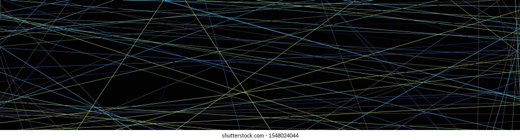 Colorful Lines Random Distribution Computational Generative Art background illustration