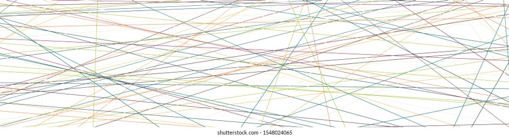 Colorful Lines Random Distribution Computational Generative Art background illustration