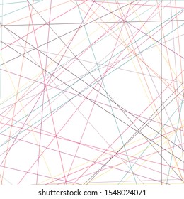 Colorful Lines Random Distribution Computational Generative Art background illustration