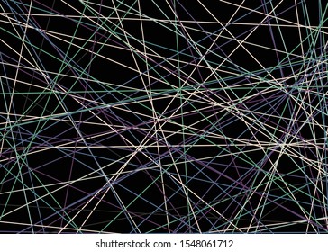 Colorful Lines Random Distribution Computational Generative Art background illustration