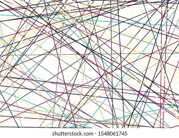 Colorful Lines Random Distribution Computational Generative Art background illustration