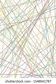 Colorful Lines Random Distribution Computational Generative Art background illustration