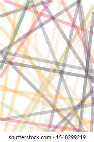 Colorful Lines Random Distribution Computational Generative Art background illustration