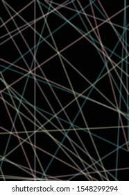 Colorful Lines Random Distribution Computational Generative Art background illustration