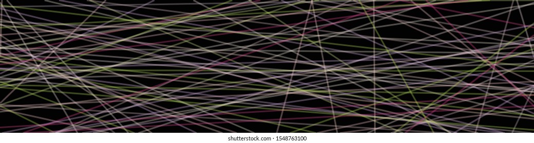 Colorful Lines Random Distribution Computational Generative Art background illustration