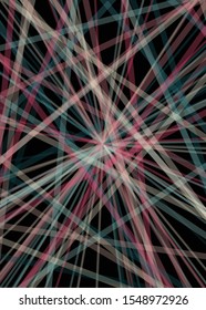 Colorful Lines Random Distribution Computational Generative Art background illustration
