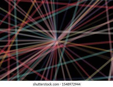 Colorful Lines Random Distribution Computational Generative Art background illustration
