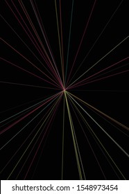 Colorful Lines Random Distribution Computational Generative Art background illustration