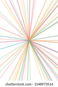 Colorful Lines Random Distribution Computational Generative Art background illustration