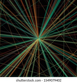 Colorful Lines Random Distribution Computational Generative Art background illustration