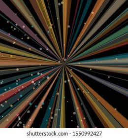 Colorful Lines Random Distribution Computational Generative Art background illustration