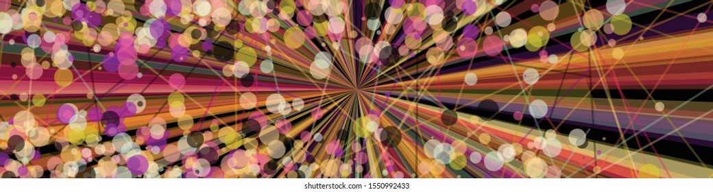 Colorful Lines Random Distribution Computational Generative Art background illustration