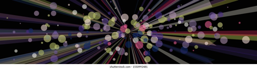 Colorful Lines Random Distribution Computational Generative Art background illustration