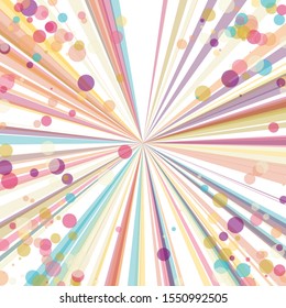 Colorful Lines Random Distribution Computational Generative Art background illustration