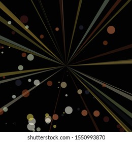 Colorful Lines Random Distribution Computational Generative Art background illustration