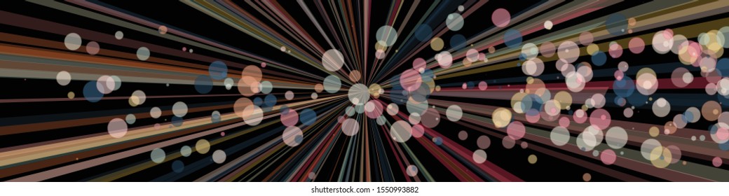 Colorful Lines Random Distribution Computational Generative Art background illustration