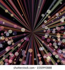 Colorful Lines Random Distribution Computational Generative Art background illustration