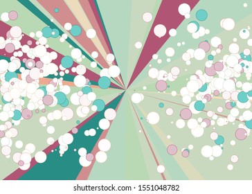 Colorful Lines Random Distribution Computational Generative Art background illustration