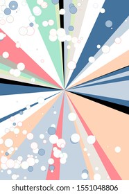 Colorful Lines Random Distribution Computational Generative Art background illustration