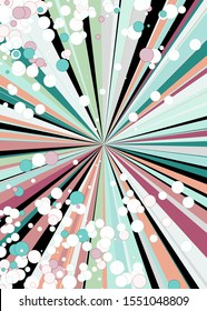 Colorful Lines Random Distribution Computational Generative Art background illustration