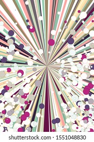 Colorful Lines Random Distribution Computational Generative Art background illustration