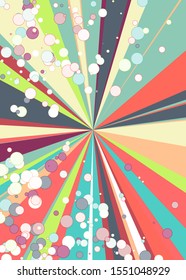 Colorful Lines Random Distribution Computational Generative Art background illustration
