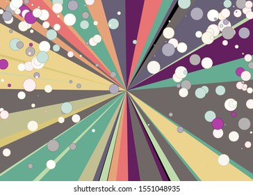 Colorful Lines Random Distribution Computational Generative Art background illustration