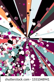 Colorful Lines Random Distribution Computational Generative Art background illustration