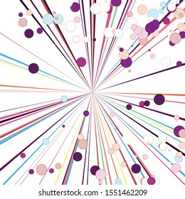 Colorful Lines Random Distribution Computational Generative Art background illustration