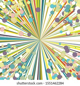 Colorful Lines Random Distribution Computational Generative Art background illustration