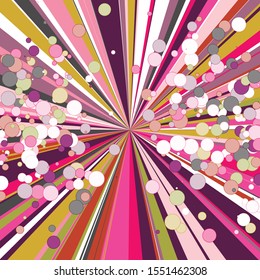Colorful Lines Random Distribution Computational Generative Art background illustration