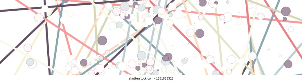 Colorful Lines Random Distribution Computational Generative Art background illustration