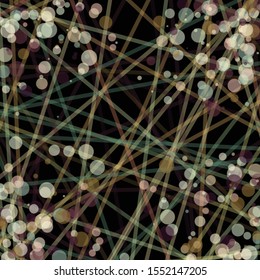 Colorful Lines Random Distribution Computational Generative Art background illustration