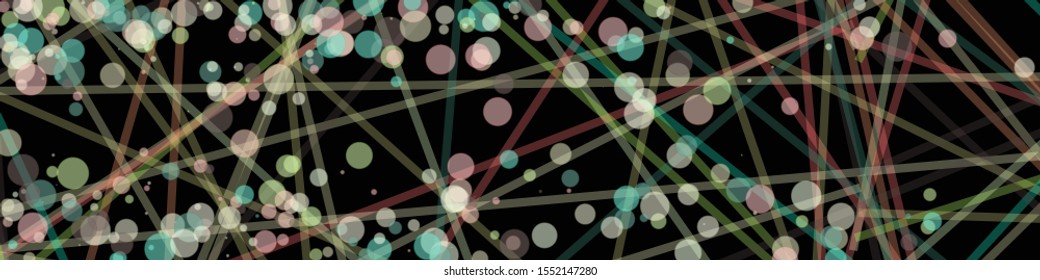 Colorful Lines Random Distribution Computational Generative Art background illustration