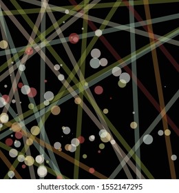 Colorful Lines Random Distribution Computational Generative Art background illustration