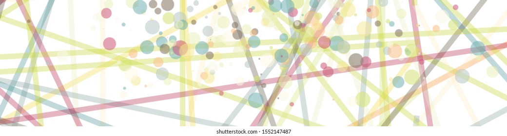 Colorful Lines Random Distribution Computational Generative Art background illustration