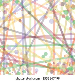 Colorful Lines Random Distribution Computational Generative Art background illustration