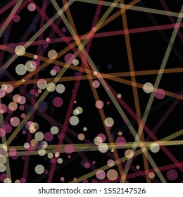 Colorful Lines Random Distribution Computational Generative Art background illustration